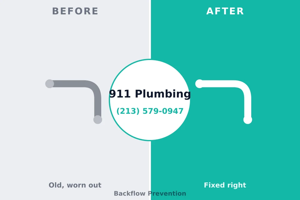 Before and after: plumbing repair Young Harris, GA